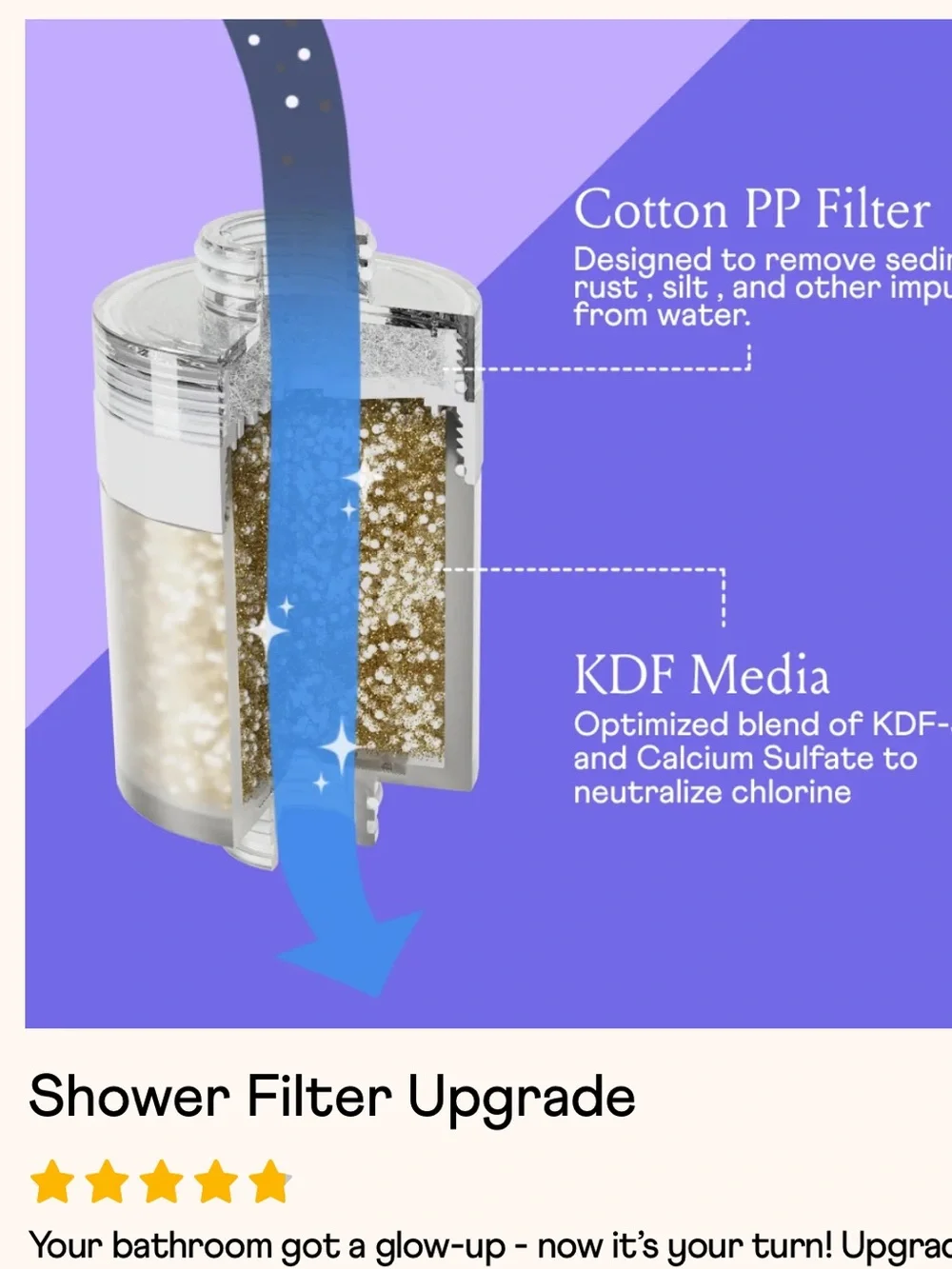 Blue Shower Filter Upgrade -